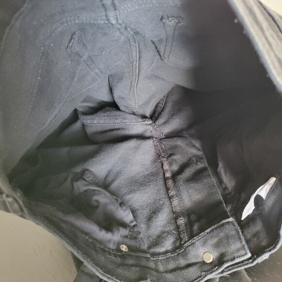 Everlane The Mid-Rise Skinny Jean Black Stretch Zip Fly Women 26 - Picture 9 of 11